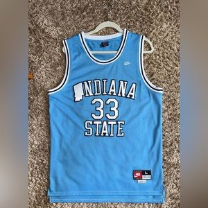 Men’s Larry Bird #33 Indiana State Nike Retro Jersey